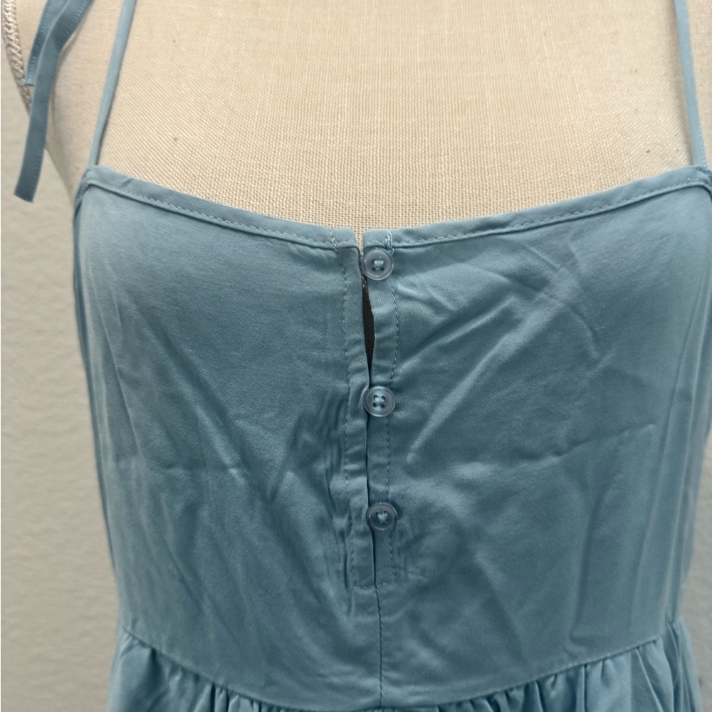 LA hearts blue tiered mini dress - Picture 5 of 8